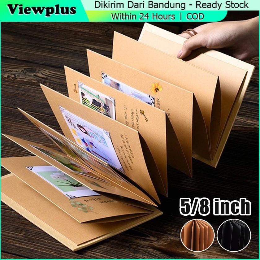 5/8inch Scrapbook DIY Album Foto Photocard Lipat Buku Foto Album polaroid / Scrapbook Album Polos Hi