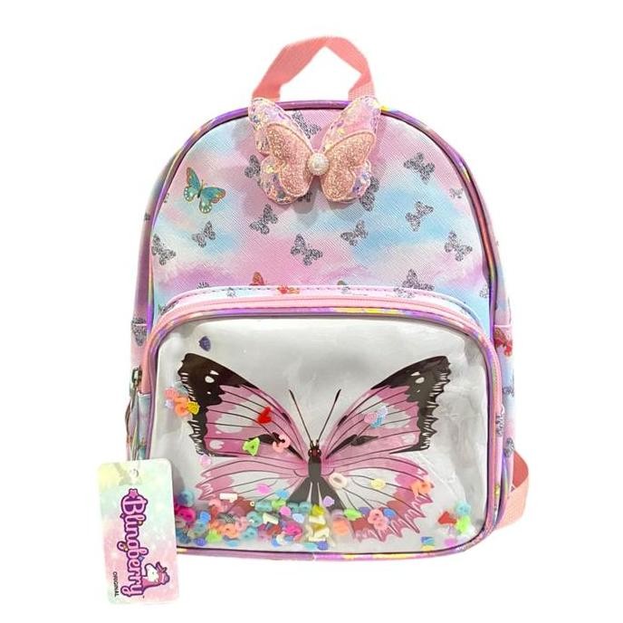 Tas sekolah Paud Karakter Butterfly anak TK ransel anak Paud TK tas jalan travelling kado ultah anak