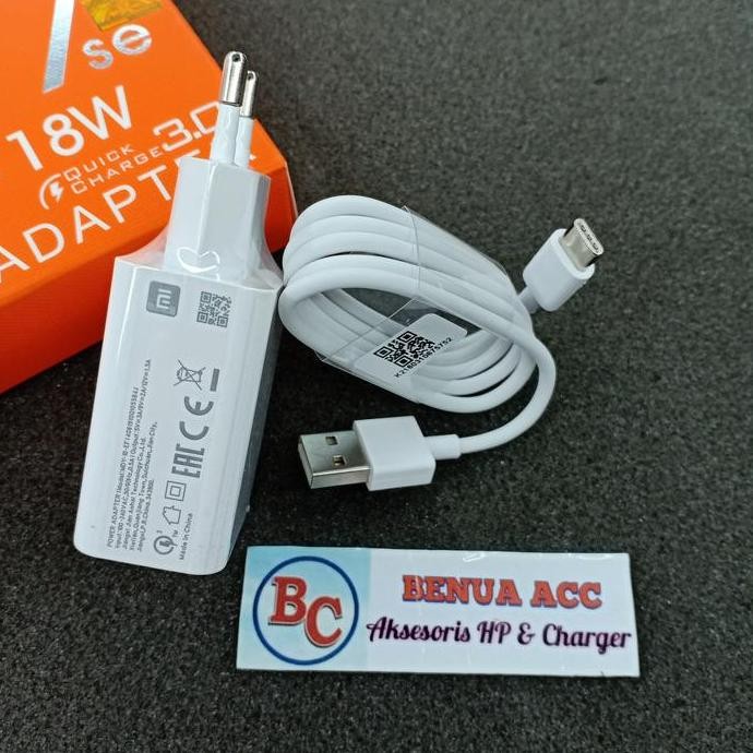 Charger Xiaomi Redmi 9T Original Fast Charging 18W Type C