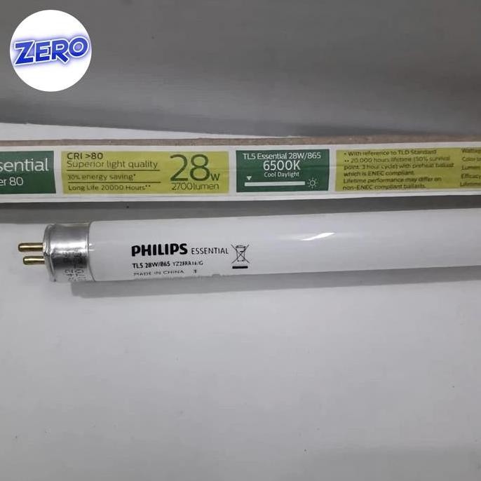 Lampu TL T5 28W 865 Philips Refil Putih Lampu Neon TL T5 28W Philips