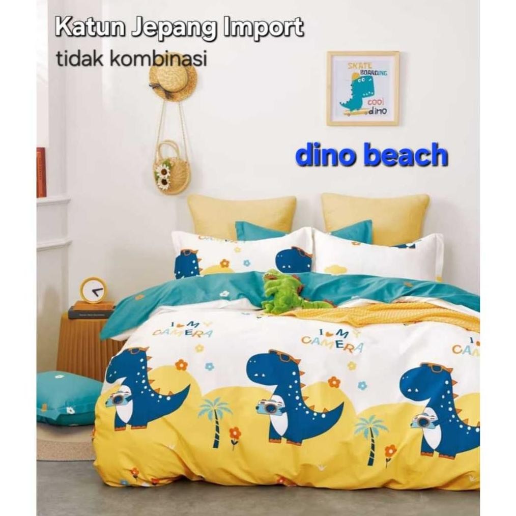 PROMO MINGGUAN Sprei Set Katun Jepang Original Motif Anak Perempuan Laki Kartun Hello Kitty Karakter
