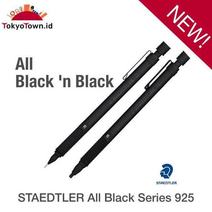 

BEBAS ONGKIR - STAEDTLER Mechanical Pencil for Drafting 925 35-20B All Black # Pentel