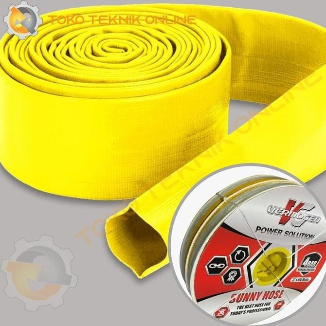 Selang Pompa Alkon 2 Inch 4 Bar - 100 Meter - Sunny Hose - Vermogen
