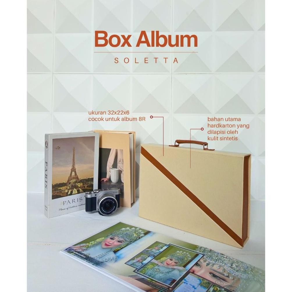 Box Album Foto Wedding | Tas Album Foto Custom | Box Tempat Penyimpanan Album Magazine DiM
