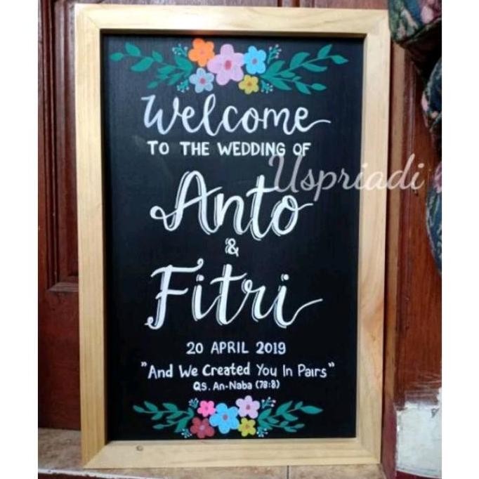 

Blackbroad Papan Tulis Kapur Kapur+Stand | Papan Tulis Cafe | New Stok