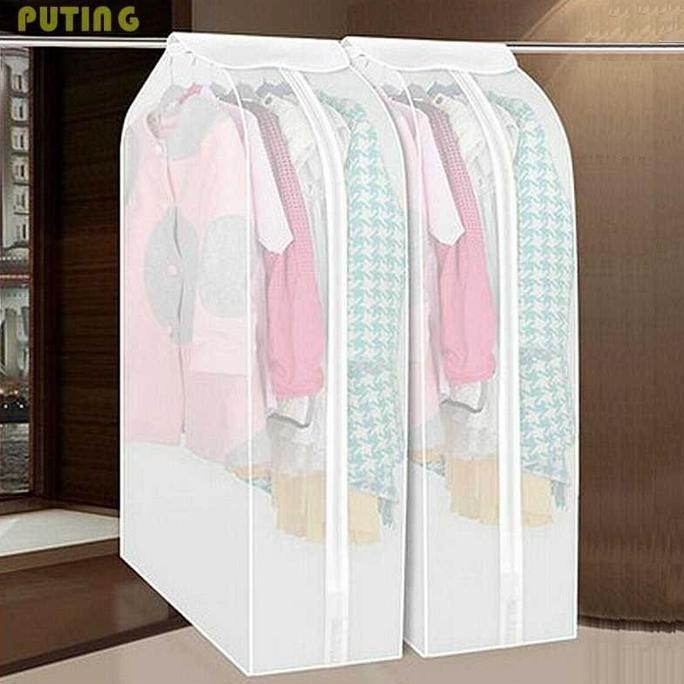COVER PLASTIK ANTI DEBU TAS PENYIMPANAN PELINDUNG PAKAIAN BAJU