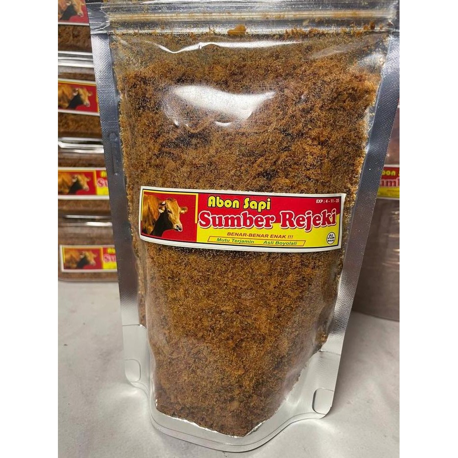 

Abon Sapi Sumber Rejeki Asli Boyolali 250G Pouch Zipper Tanpa Msg Dan Gmo - Garlic, Kripik Cemilan Food Snack Crispy Pedas Camilan Keripik Spicy Makanan Bbq Chips Gluten