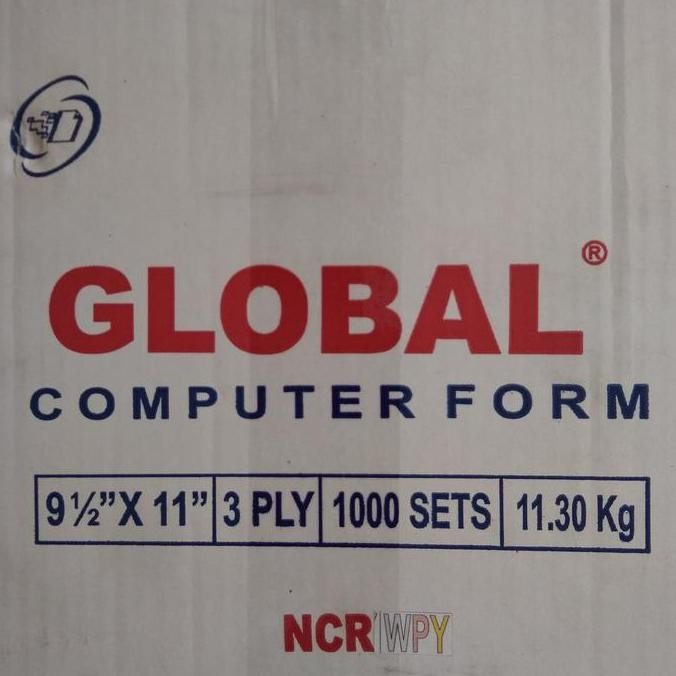

Continuous Form 3 Ply Gak Bagi 2 Global New Stok