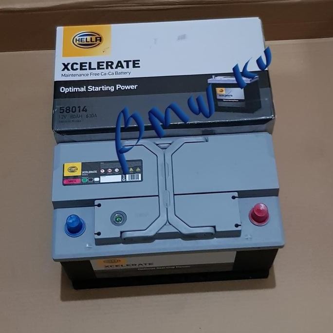 // Aki Kering Hella 80 Ah 