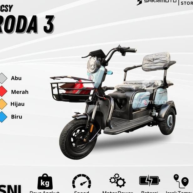 Sepeda Listrik Roda 3 Xuanku Sepeda Motor Listrik Roda Ta