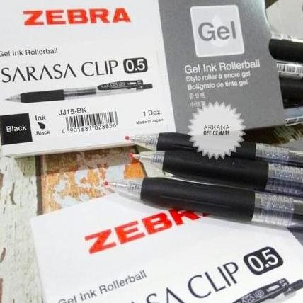 

Pulpen Sarasa Clip 0.5 Hitam By Zebra New Stok