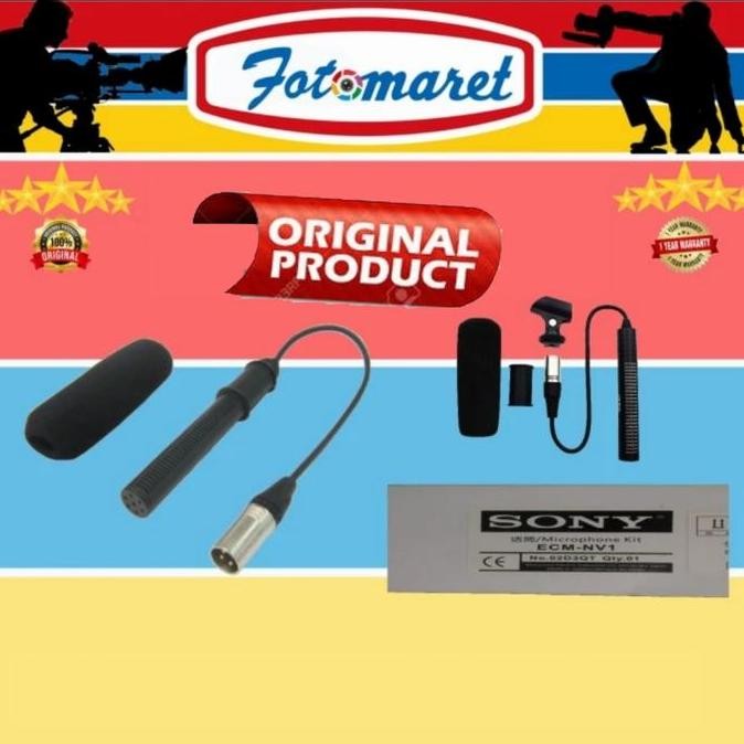 SONY ECM-NV1 Microphone - Mic Kamera Profesional Shotgun ECM NV1