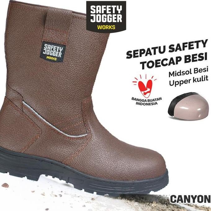 

Terlaris Safety Jogger Works Canyon S3 Sepatu Proyek Sepatu Boot Pekerja Steel Toecap Steel Midsole Antistatic Esd
