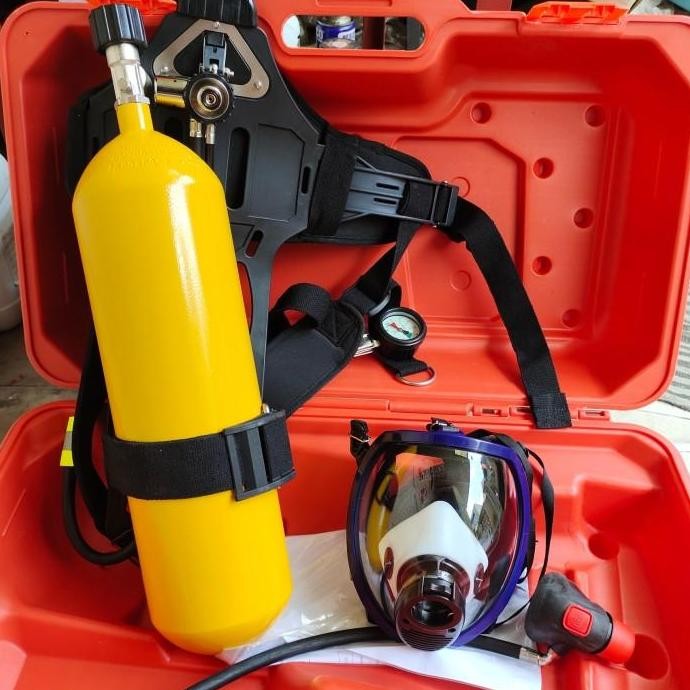 Terlaris Padox Scba 6,8L Breathing Aparatus Steel 6,8 L Fire Fighting Safety Tank Tabung Pernafasan 