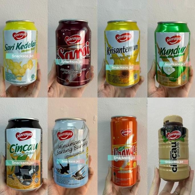 

[CAN] NARAYA ZESTY ORANGE / SARSI / CINCAU GRASS JELLY / SOYA BEAN / BIRD NEST / KRISANTEMUM CRYSANTHEMUM TEA / KUNDUR
