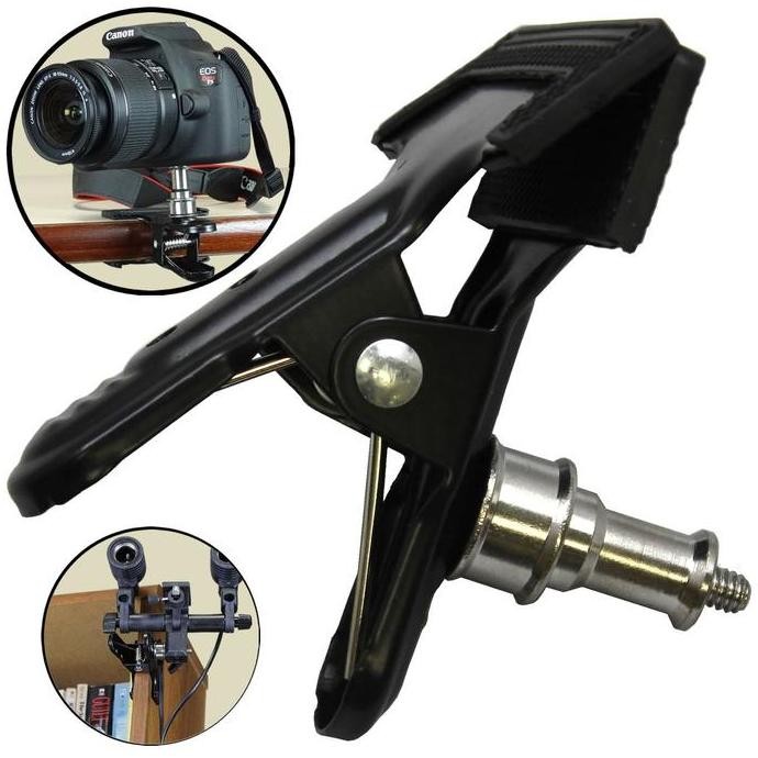 Jepit Metal U Clamp Metal Clamp Besi studio Universal murah