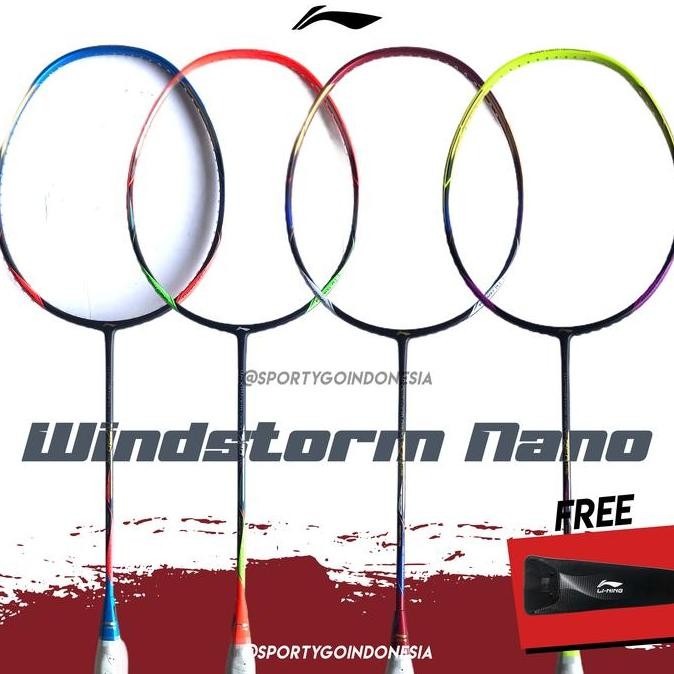 Raket Lining Windstorm Nano 760 770 780 790 Lite Original / Badminton