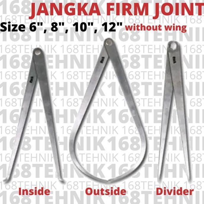 

Jangka Besi 12" Jangka Luar Polos 12" Firm Joint Outside Caliper 12" New Stok