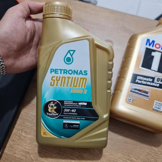 NEW Oil Petronas Syntium 3000 E SAE 5W-40 FULL SYNTHETIC ORI AMG PETRONAS