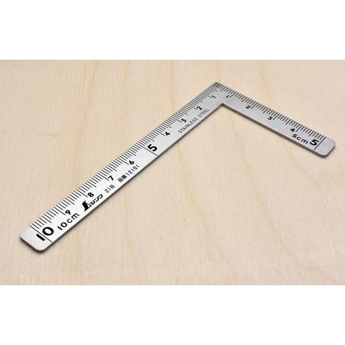 

Penggaris Siku Mini 10 X 5Cm 12101 Shinwa Rules Mini Square New Stok
