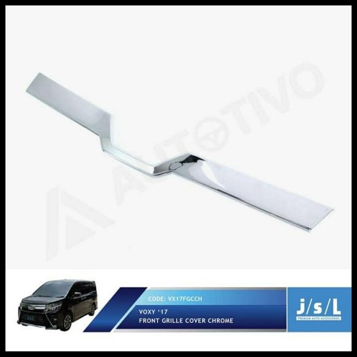 TERMURAH JSL GRILL DEPAN VOXY FRONT GRILL COVER CHROME 