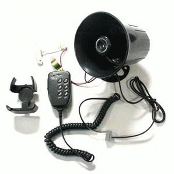 ready Klakson Toa Sirine Police Polisi 6 suara dilengkapi dengan mic 12 volt