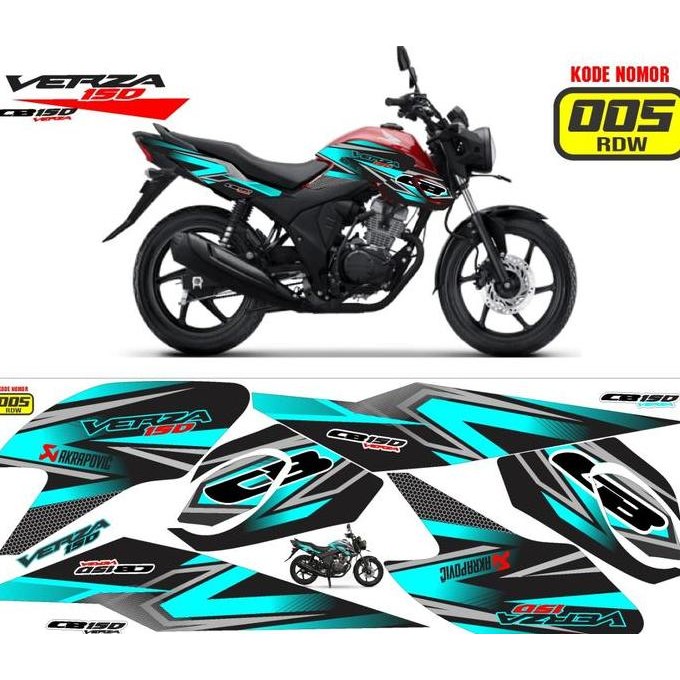 Stiker VERZA CB 150  Variasi Monster Sticker Motor Decal Striping  Lis Modif motorcycle