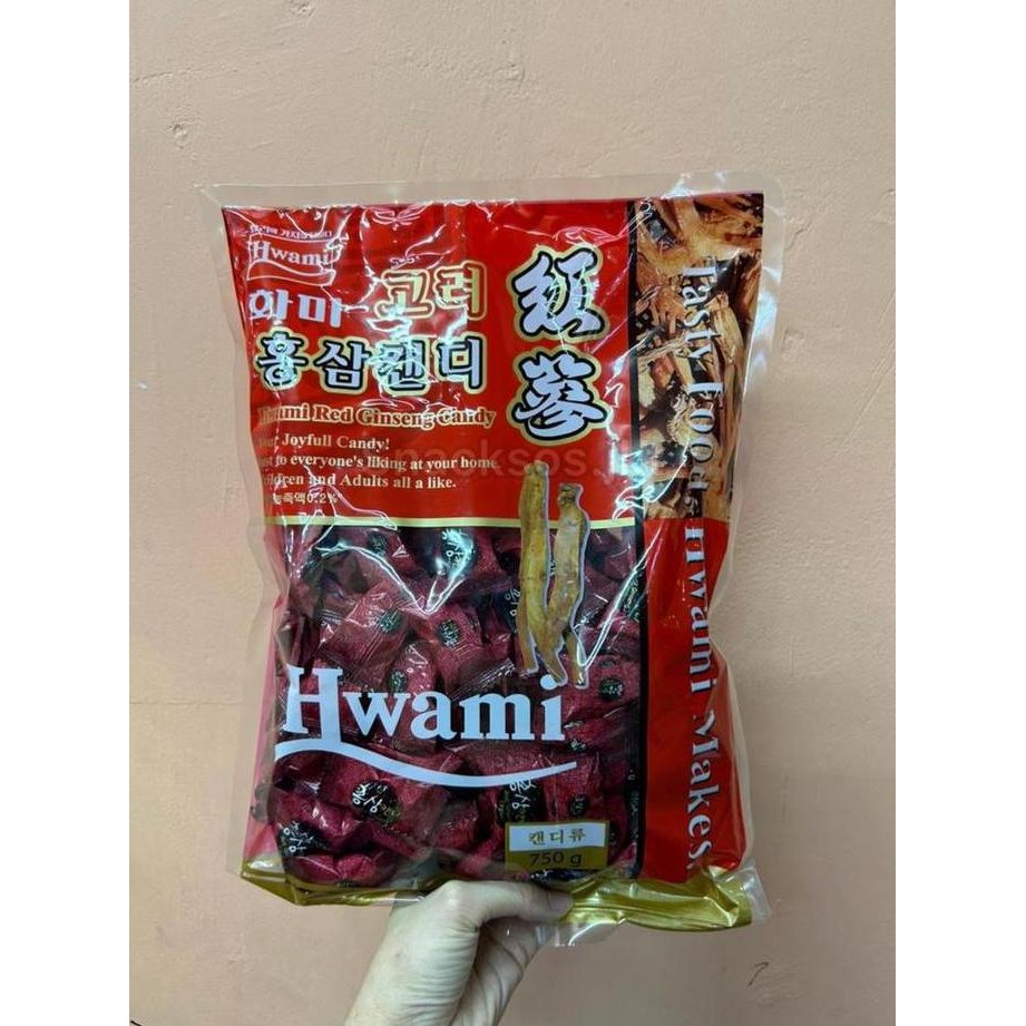 HWAMI RED GINSENG CANDY PERMEN RASA GINSENG MERAH