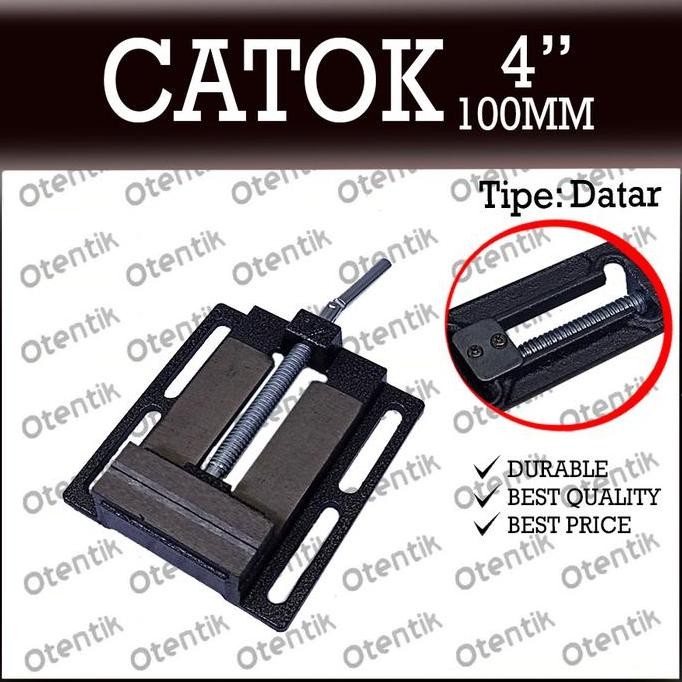 CATOK BOR - CATOK DATAR 4" 100MM - RAGUM BOR DUDUK MILLING 100 MM murah
