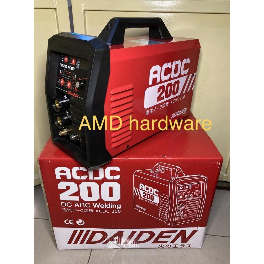 ready  Mesin Travo Las Argon Pulse Aluminium AC/DC TIG 200 A Daiden mma Japan