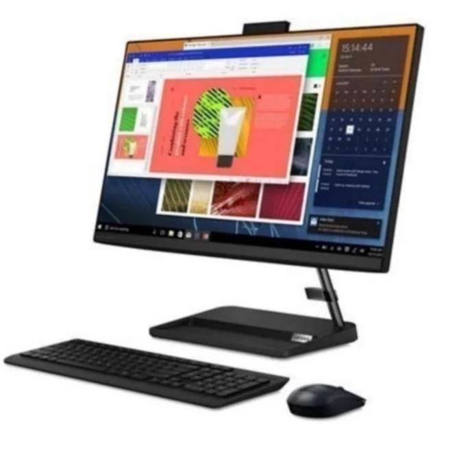 NEW PC ALL IN ONE LENOVO AIO 3 AMD RYZEN 3-3250U RAM 8GB SSD 256GB WIN 11