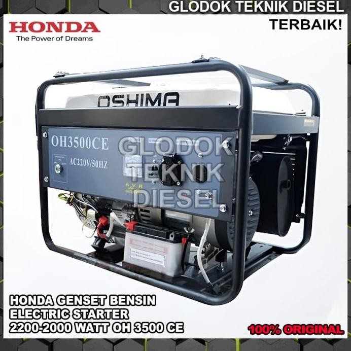 ready  Mesin Genset Honda Oshima OH 3500 CE 2000 Watt Generator OH3500CE ORI
