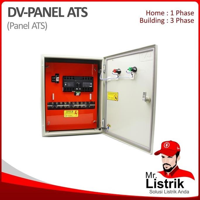 ready  DV - Panel ATS (auto manual switch) genset ke PLN