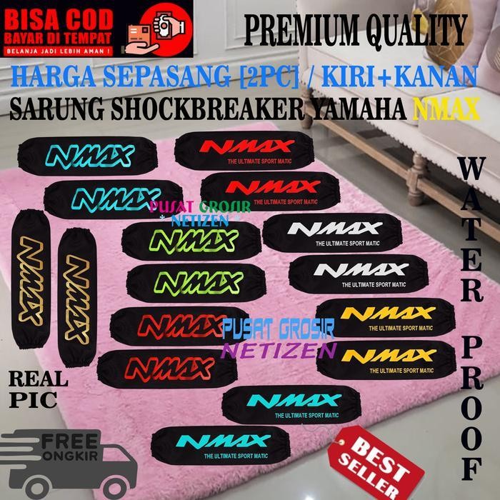 Pdp Sarung Shock Cover Shockbreaker Shok Belakang Nmax Aerox Xmax Sepasang