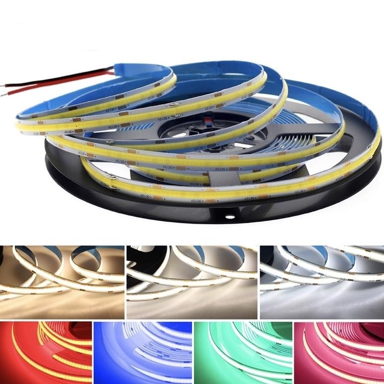 12VOLT/24VOLT - Led Strip Cob 5 Meter DC 12VOLT / 24VOLT DiM