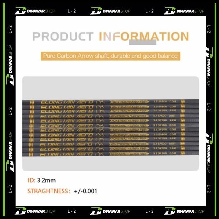 Arrow Full Carbon IAN AERO 3.2mm Spine 1100
