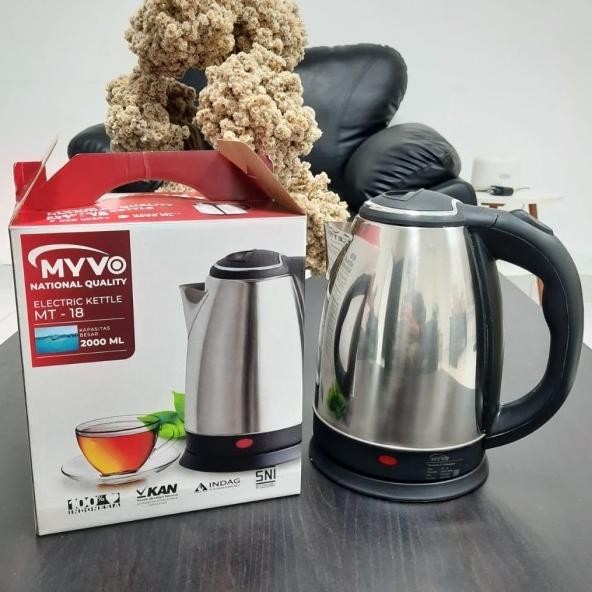 Kettle Listrik Teko Hotel / Cerek 2L MYVO Murah DiM