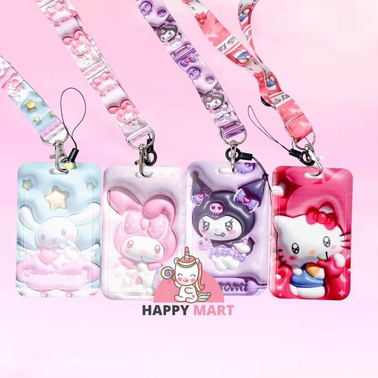 

Wes-24 Lanyard 3D Art Sanrio Kuromi / Melody / Cinnamoroll Wes-24