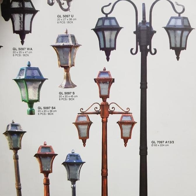 Tiang Antik /Lampu Taman /Lampu Jalan Harga Spesial