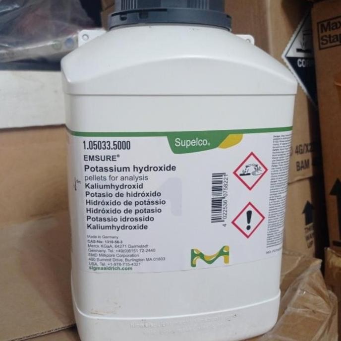 Potassium Hydroxide Pellet Merck / Koh Merck Ecer 100G