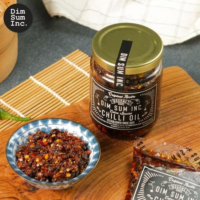 

DIMSUM INC Sambal Minyak Cabai / Minyak Cabe / Chili Oil Sauce / Chilli Oil Botol Premium GS