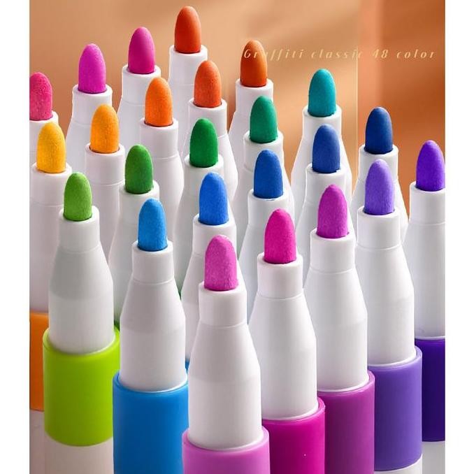 

CODSpidol Acrylic Marker Painer / Grasp Acrylic Markers / Pen Akrilik Marker Painter Set / Pulpen Warna Tahan Air Dan Tahan Lama Stationery