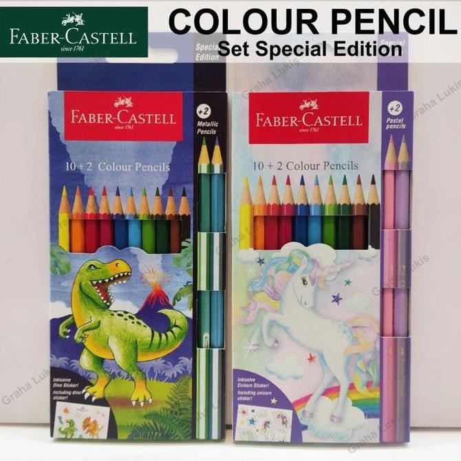 

Faber Castell Colour Pencil Special Edition Unicorn / Dino 12|24 Colour