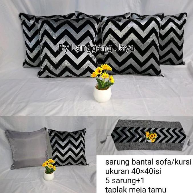 sarung bantal sofa 40x40/sarung bantal sofa minimalis