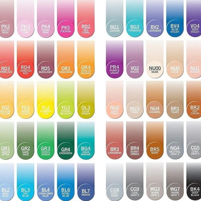 

Chameleon 52-Pen Marker Complete Set