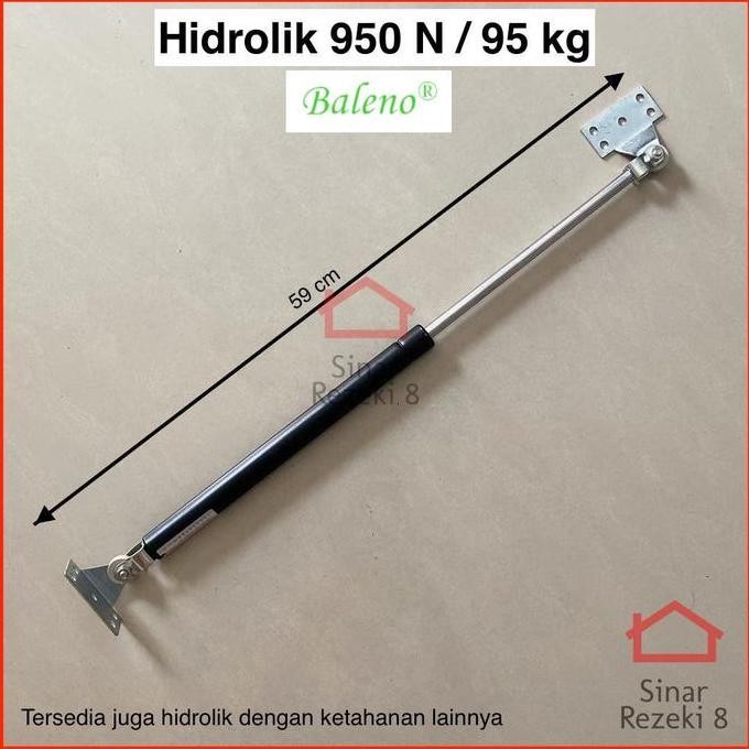Promo Hidrolik Gas Spring 950N 95 Kg Pintu Ranjang Tempat Tidur Jendela 900N