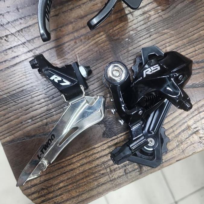 Grup set mini Roadbike LTwoo R5 2 x 9 speed Brifter RD FD 9 speed LTwoo Road murah