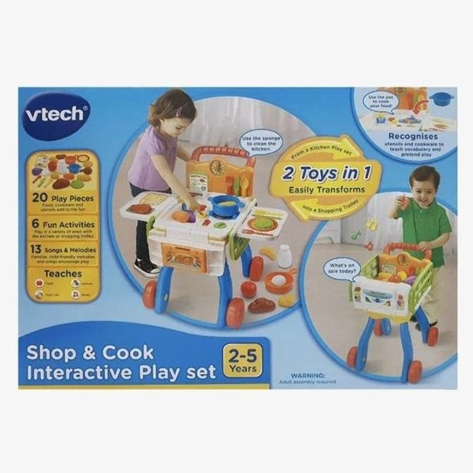 VTech 2 in 1 Shop and Cook Playset