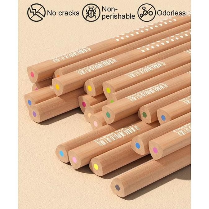 

Mideer Vibrant Colored Pencil 24 Colors Mainan Edukasi Anak MD6185 Stationery