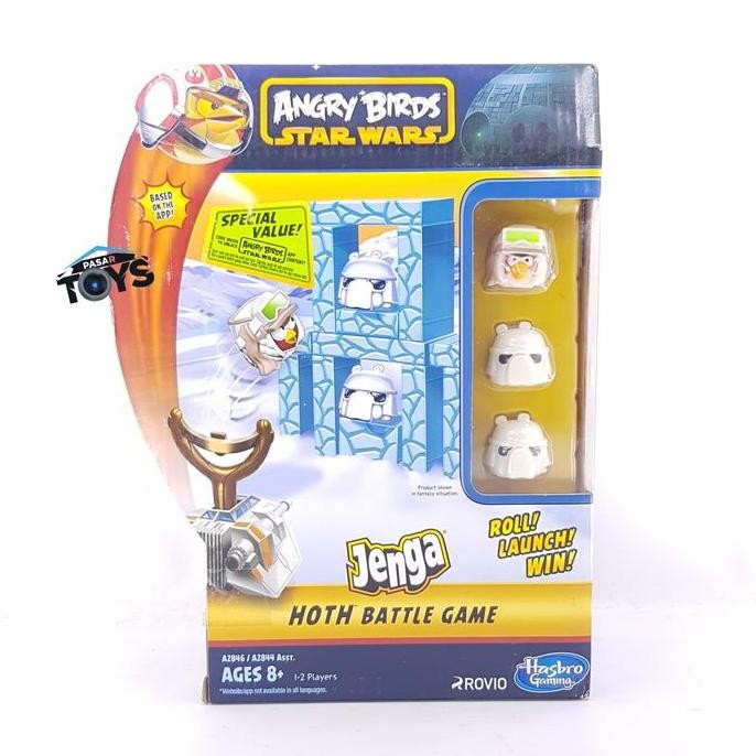 Angry Birds Star Wars Jenga Hoth Battle Game Original Hasbro